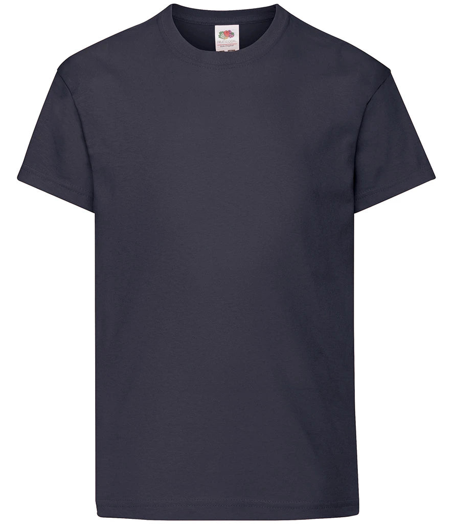 Fruit of the Loom Kids Original T-Shirt — Deep Navy
