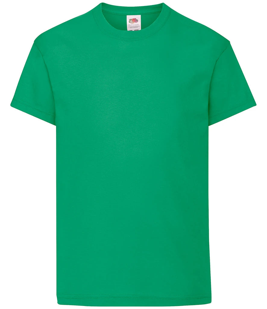 Fruit of the Loom Kids Original T-Shirt — Kelly Green