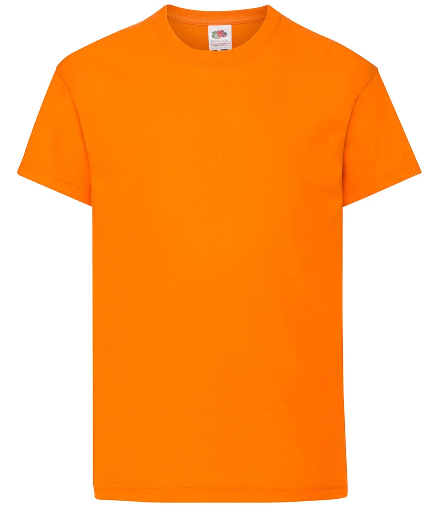 Fruit of the Loom Kids Original T-Shirt — Orange