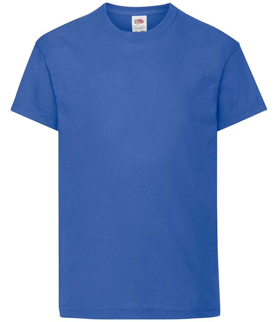 Fruit of the Loom Kids Original T-Shirt — Royal Blue
