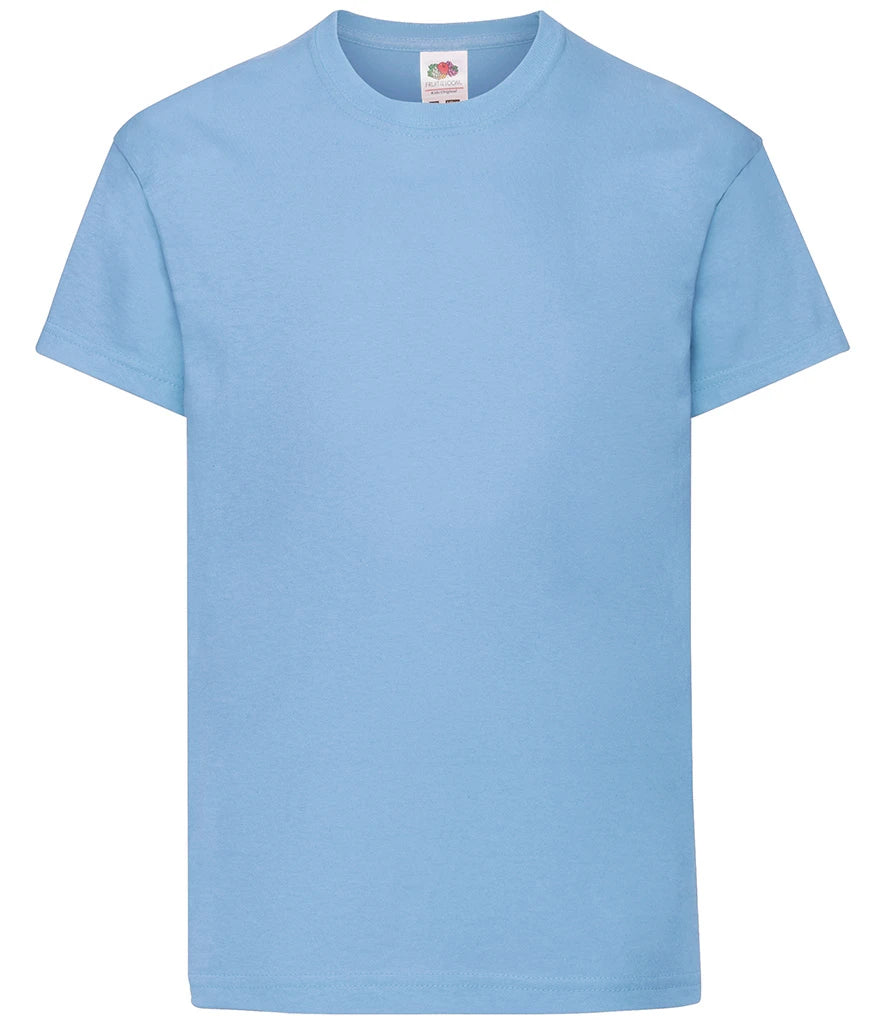 Fruit of the Loom Kids Original T-Shirt — Sky Blue