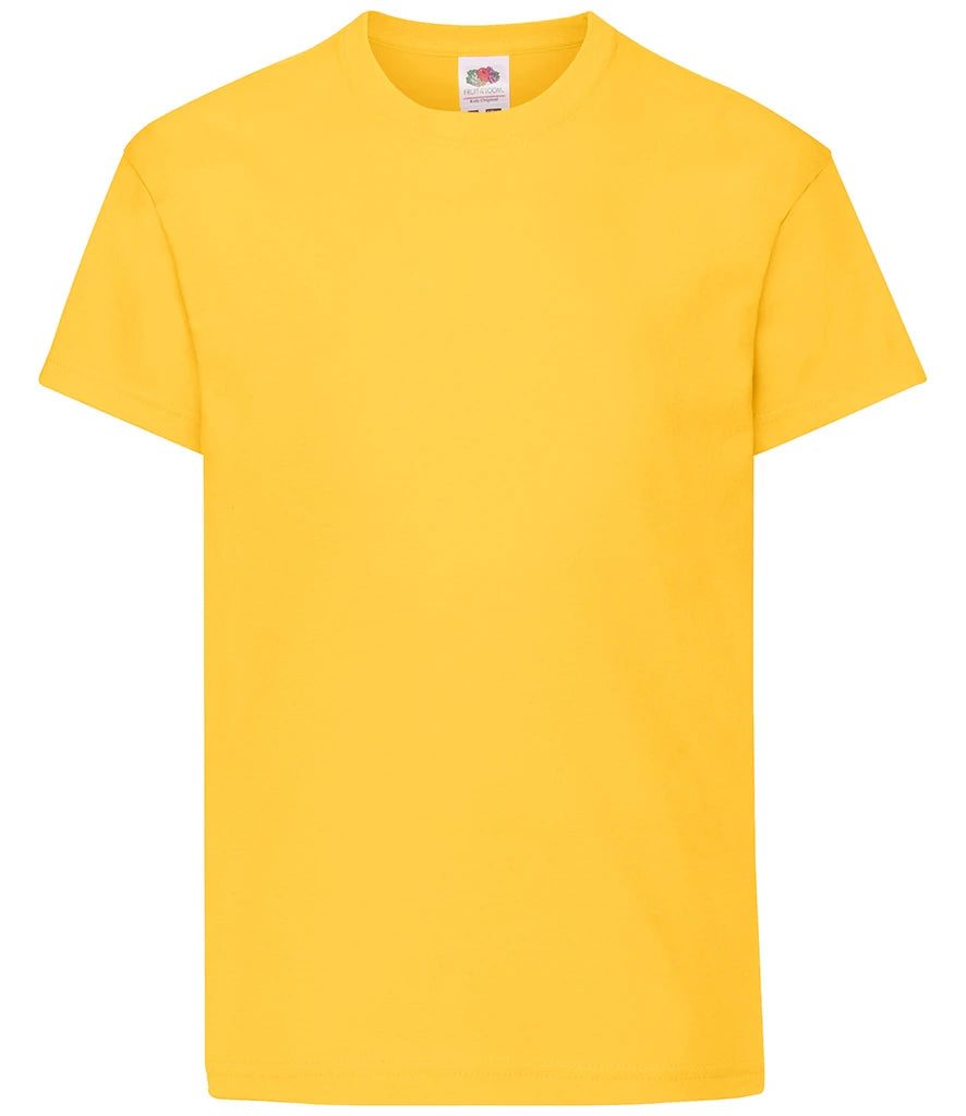 Fruit of the Loom Kids Original T-Shirt — Sunflower