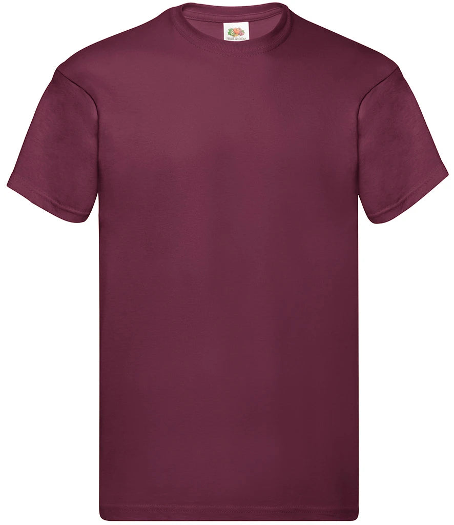 Fruit of the Loom Original T-Shirt — Burgundy