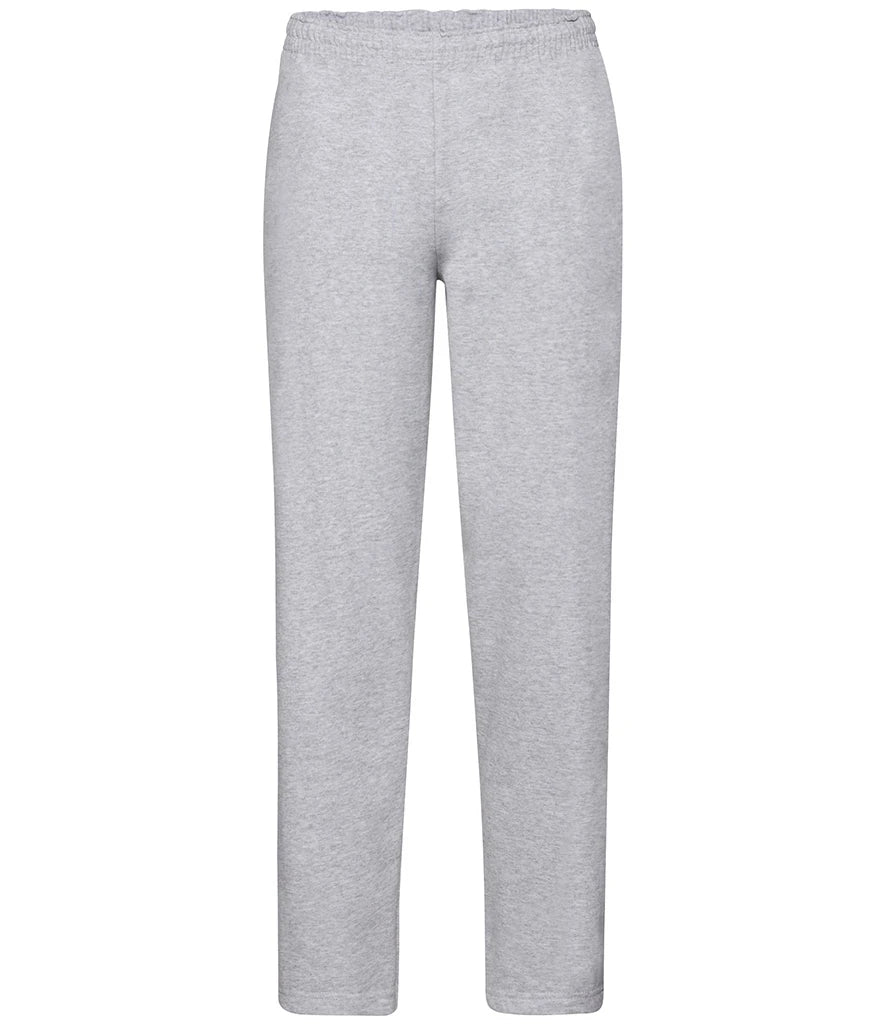 Fruit of the Loom Classic Open Hem Jog Pants — Heather Grey