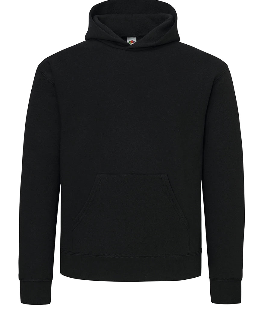 Fruit of the Loom Supercotton™ Hooded Sweatshirt — Black