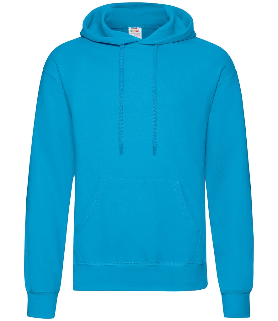 Fruit of the Loom Classic Hooded Sweatshirt — Azure