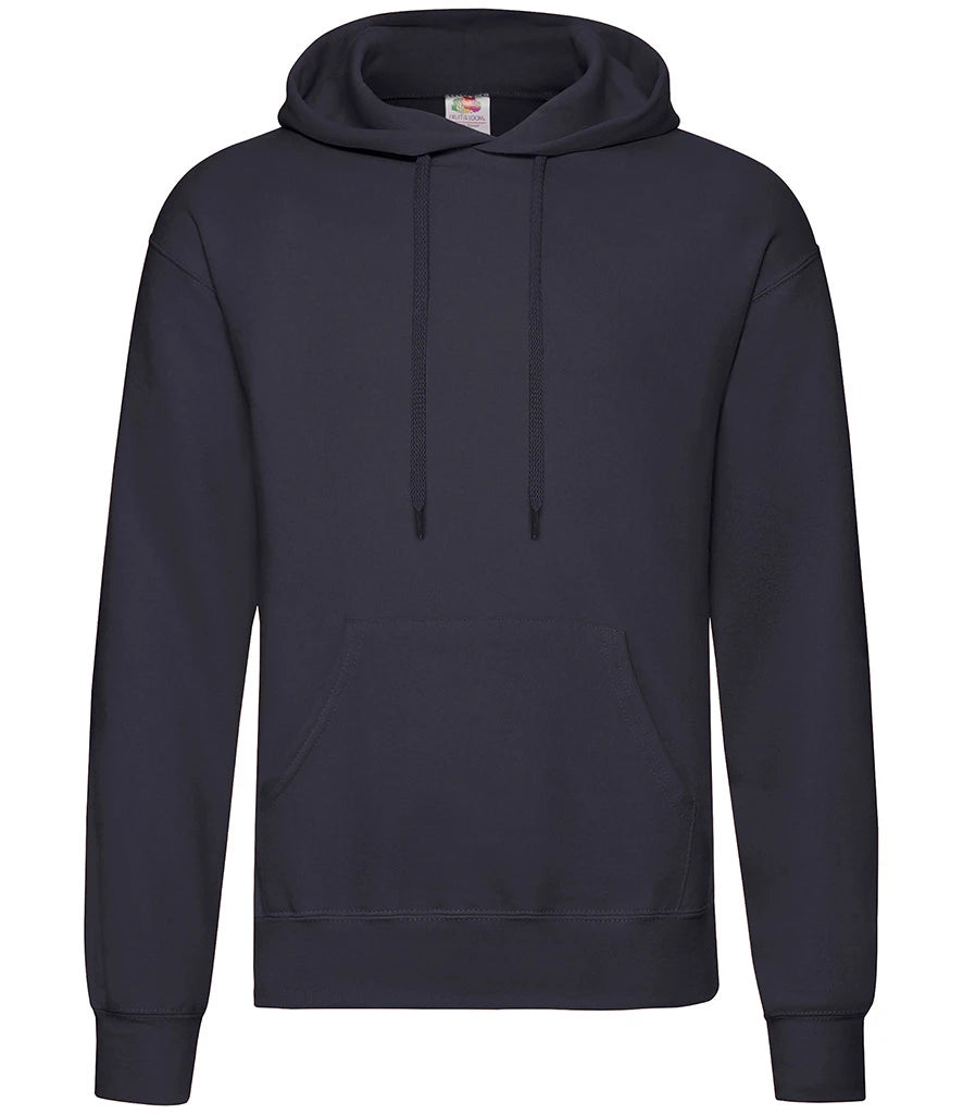 Fruit of the Loom Classic Hooded Sweatshirt — Deep Navy