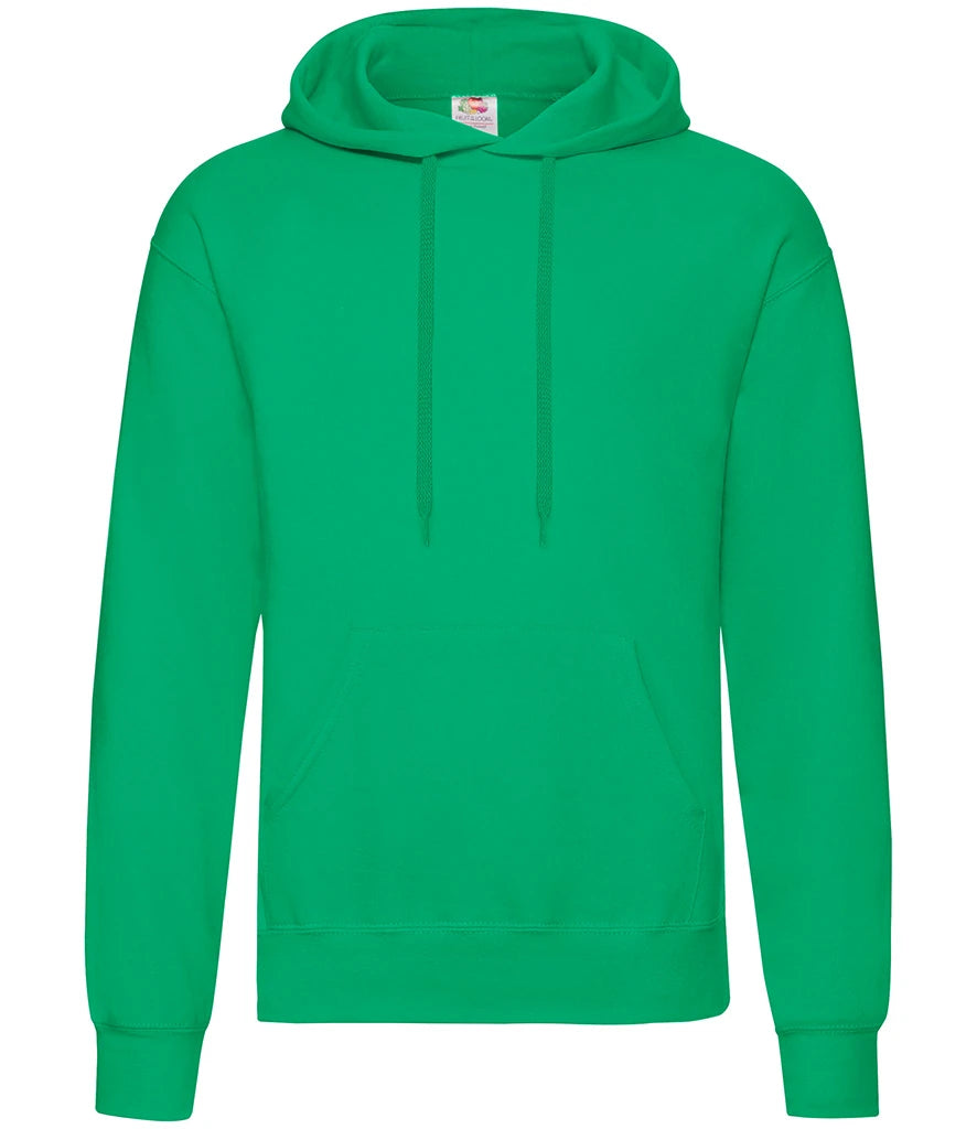 Fruit of the Loom Classic Hooded Sweatshirt — Kelly Green