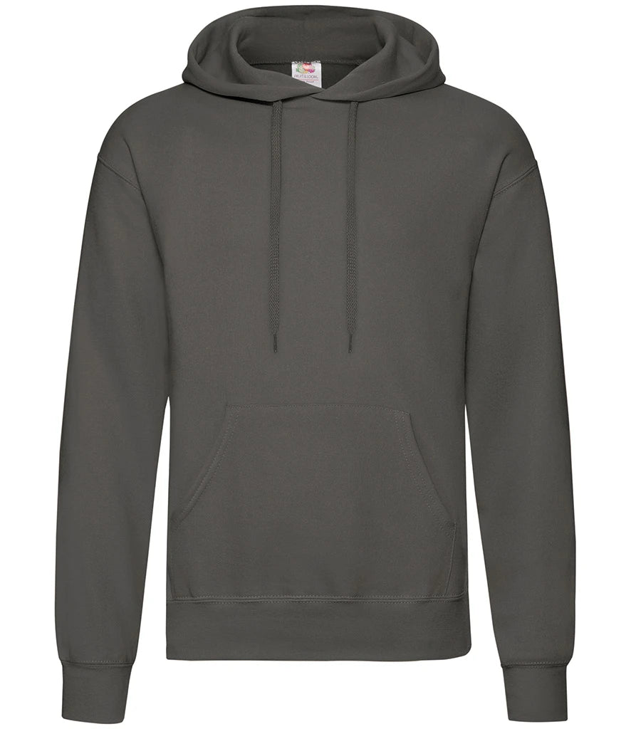 Fruit of the Loom Classic Hooded Sweatshirt — Light Graphite