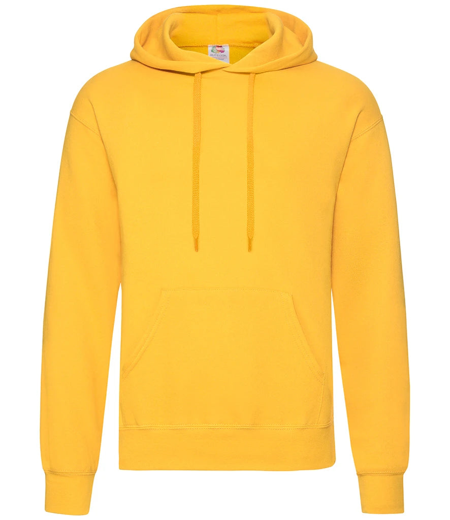 Fruit of the Loom Classic Hooded Sweatshirt — Sunflower