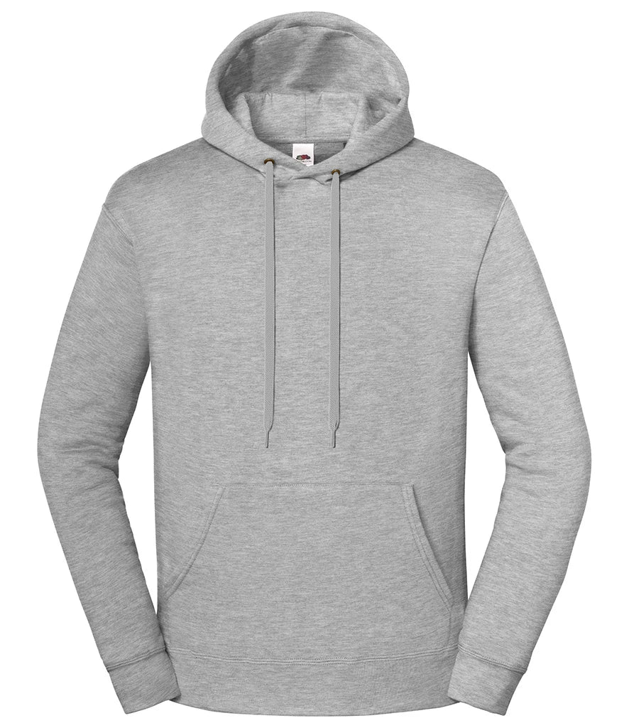 Fruit of the Loom Iconic Premium Hooded Sweatshirt — Athletic Heather