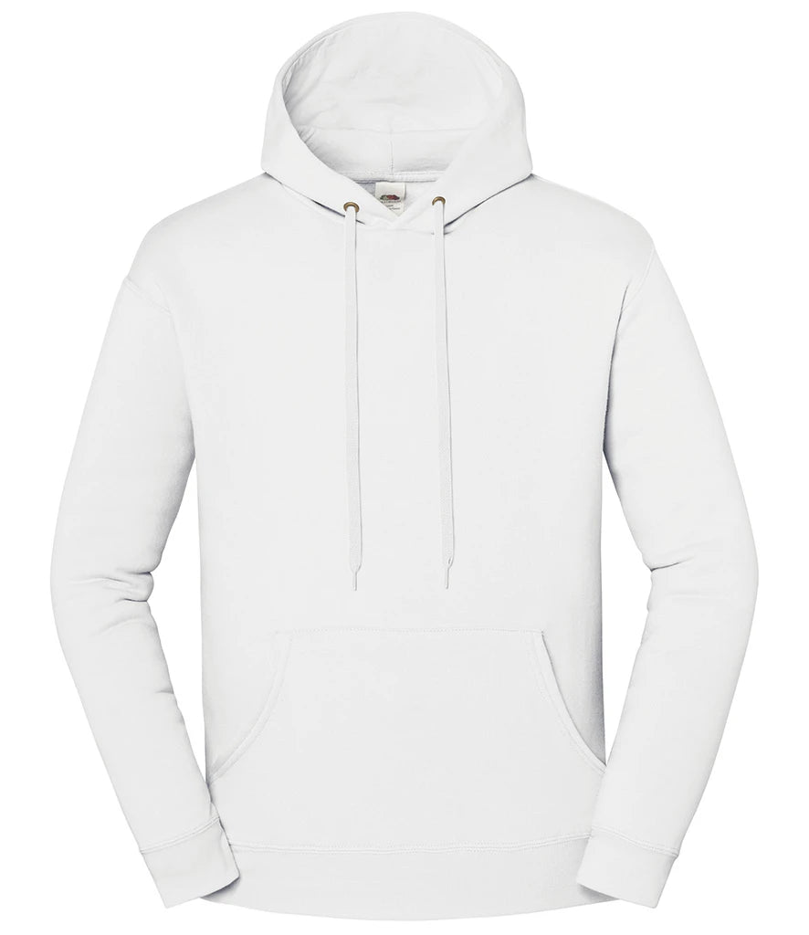 Fruit of the Loom Iconic Premium Hooded Sweatshirt — White