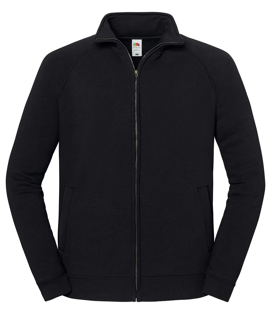 Fruit of the Loom Iconic Premium Sweat Jacket — Black