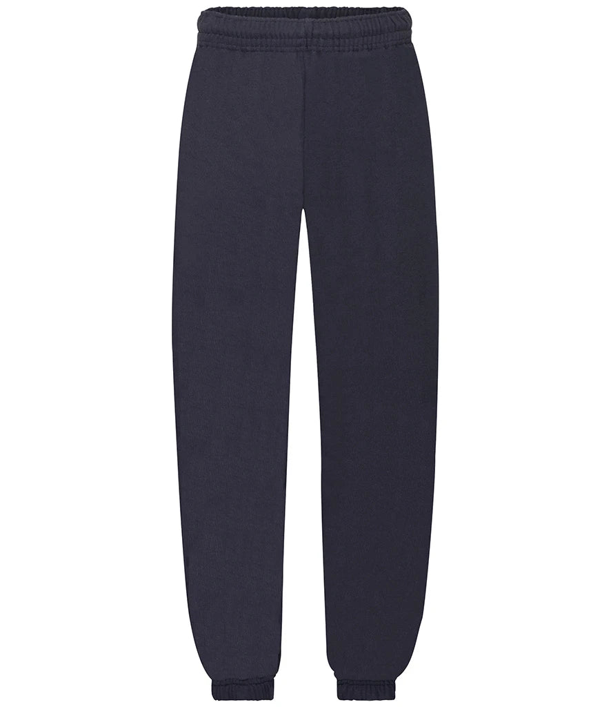 Fruit of the Loom Kids Elasticated Hem Jog Pants — Deep Navy