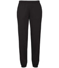 Fruit of the Loom Classic Elasticated Hem Jog Pants — Black