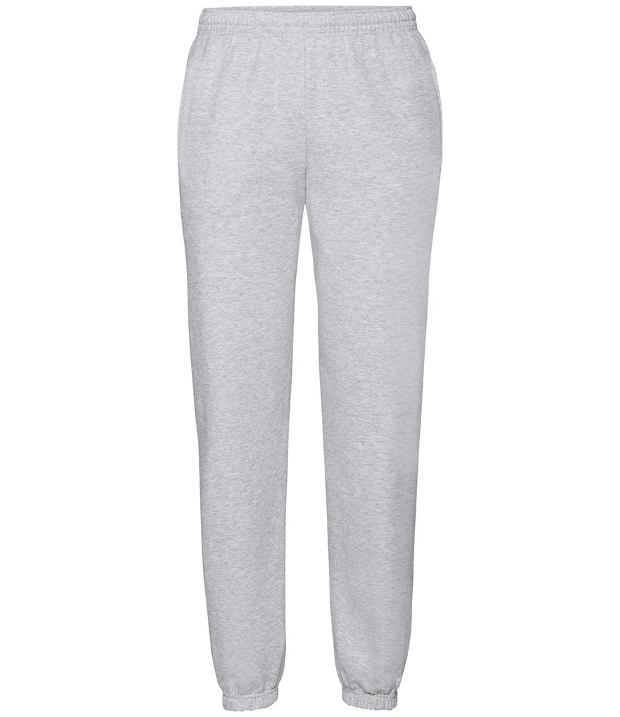 Fruit of the Loom Classic Elasticated Hem Jog Pants — Heather Grey