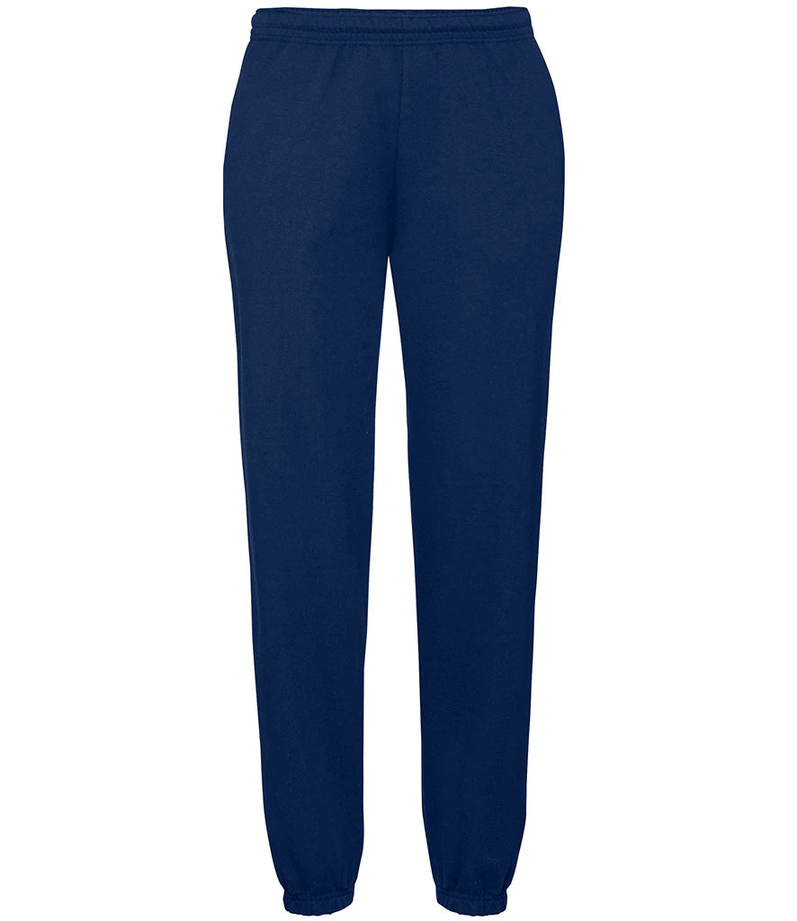 Fruit of the Loom Classic Elasticated Hem Jog Pants — Navy