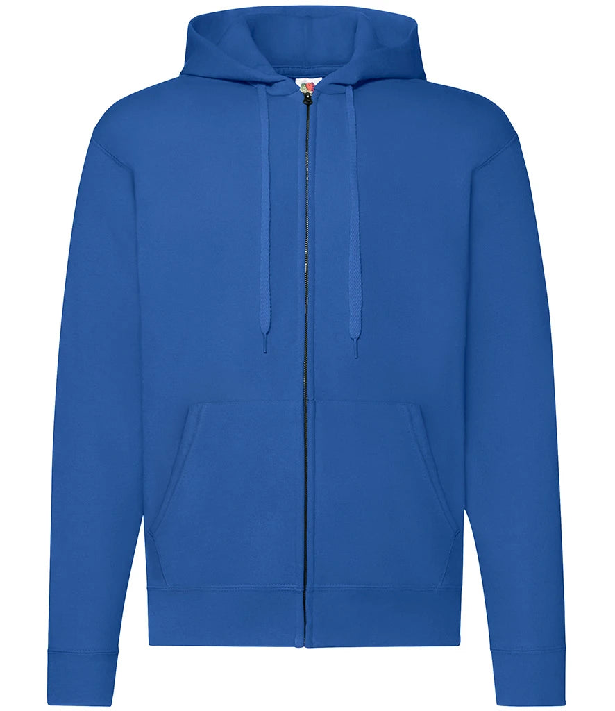 Fruit of the Loom Classic Zip Hooded Sweatshirt — Royal Blue