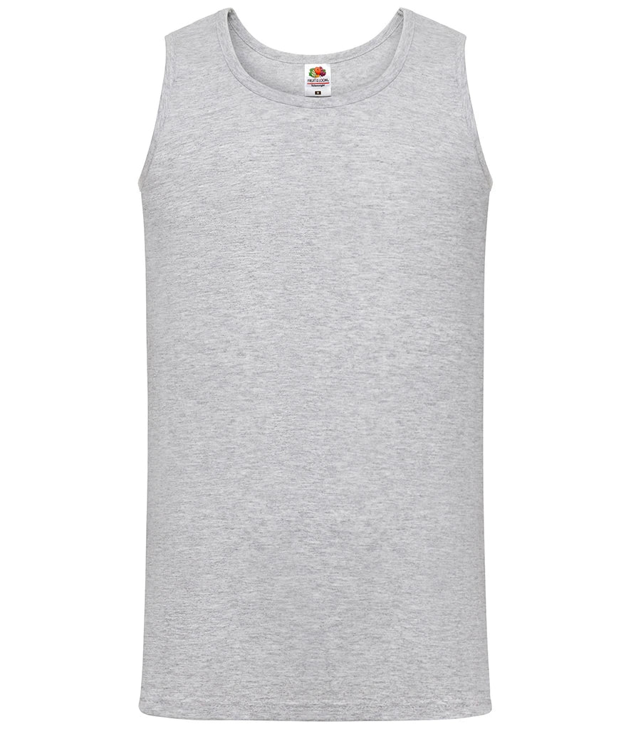 Fruit of the Loom Athletic Vest — Heather Grey