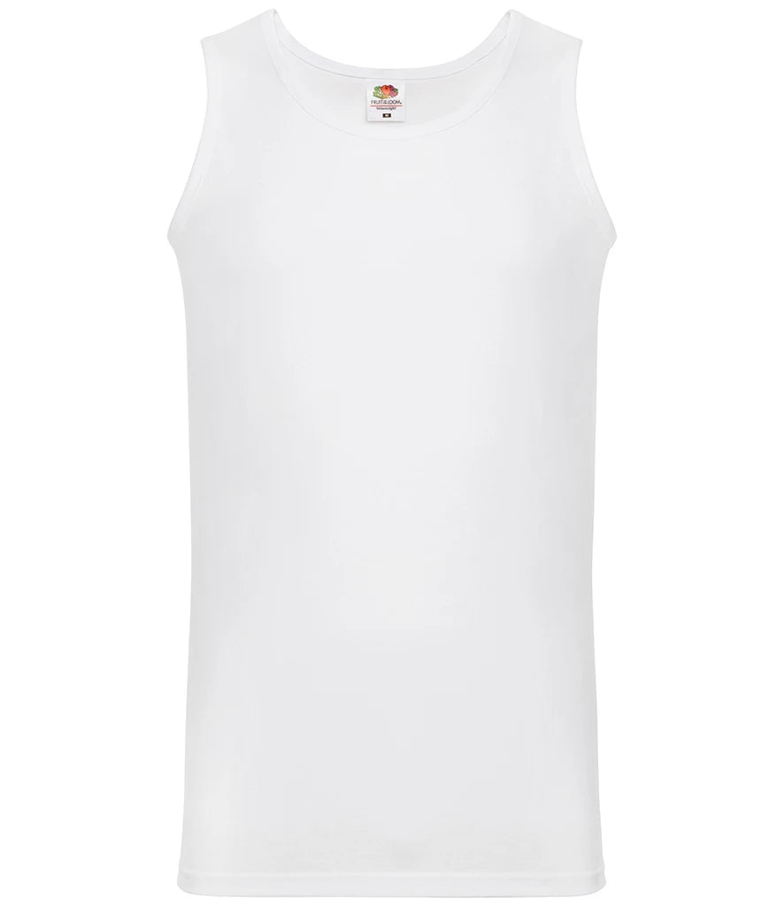 Fruit of the Loom Athletic Vest — White