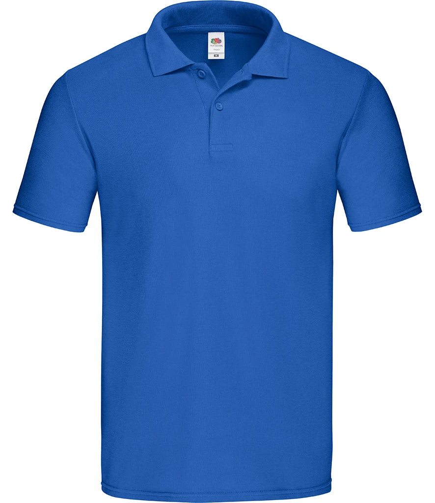 Fruit of the Loom Original Piqué Polo Shirt — Royal Blue