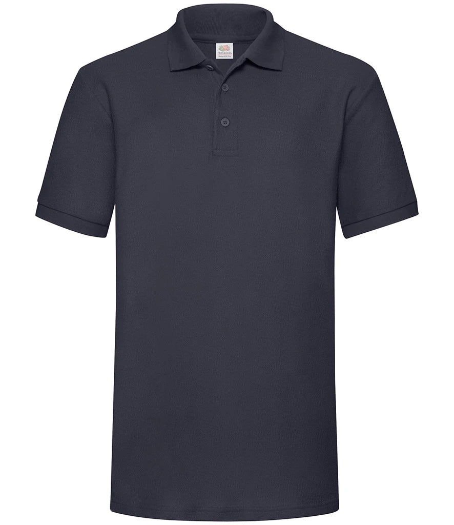 Fruit of the Loom Heavy Poly/Cotton Piqué Polo Shirt — Deep Navy