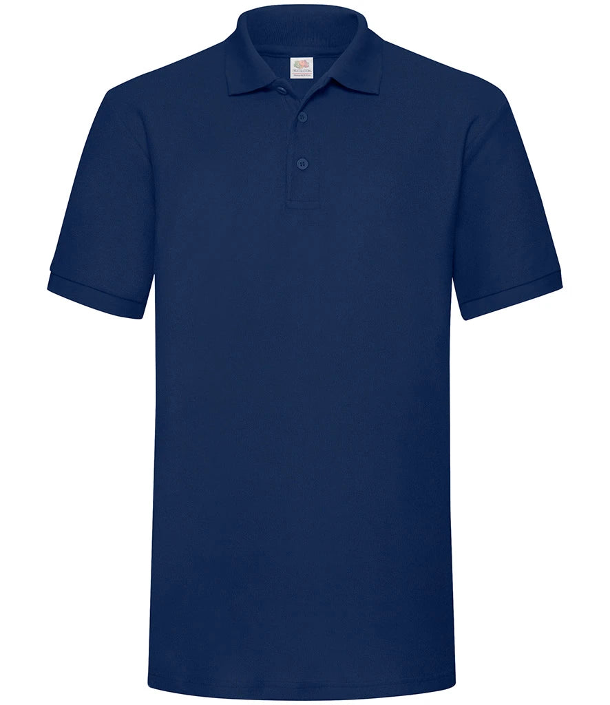 Fruit of the Loom Heavy Poly/Cotton Piqué Polo Shirt — Navy