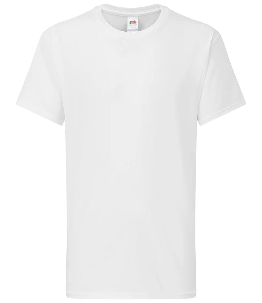 Fruit of the Loom Kids Iconic 195 T-Shirt — White