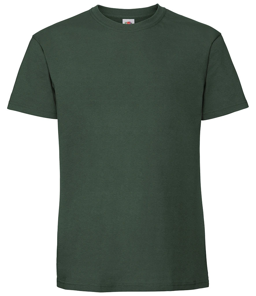 Fruit of the Loom Iconic 195 T-Shirt — Bottle Green