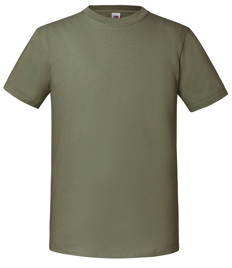 Fruit of the Loom Iconic 195 T-Shirt — Classic Olive