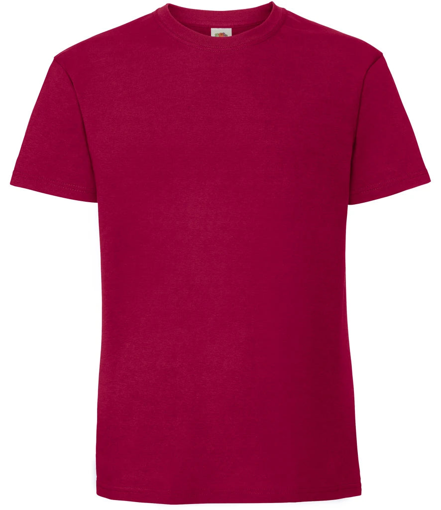 Fruit of the Loom Iconic 195 T-Shirt — Cranberry