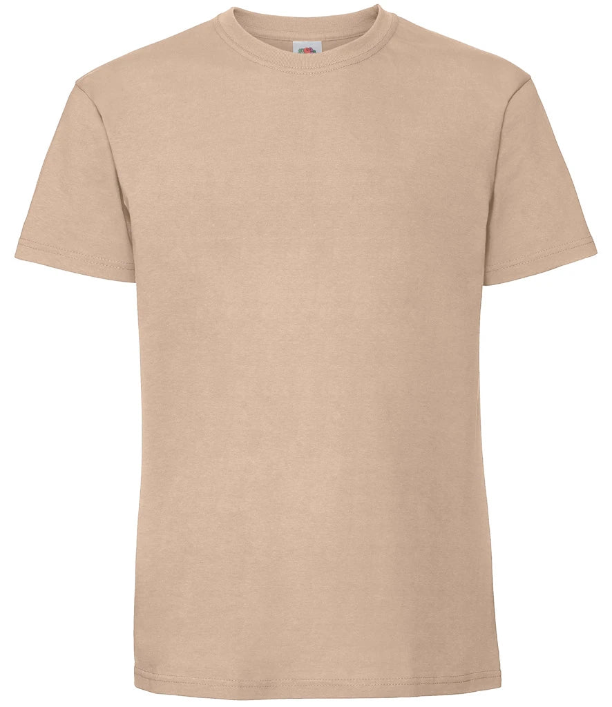 Fruit of the Loom Iconic 195 T-Shirt — Desert Sand