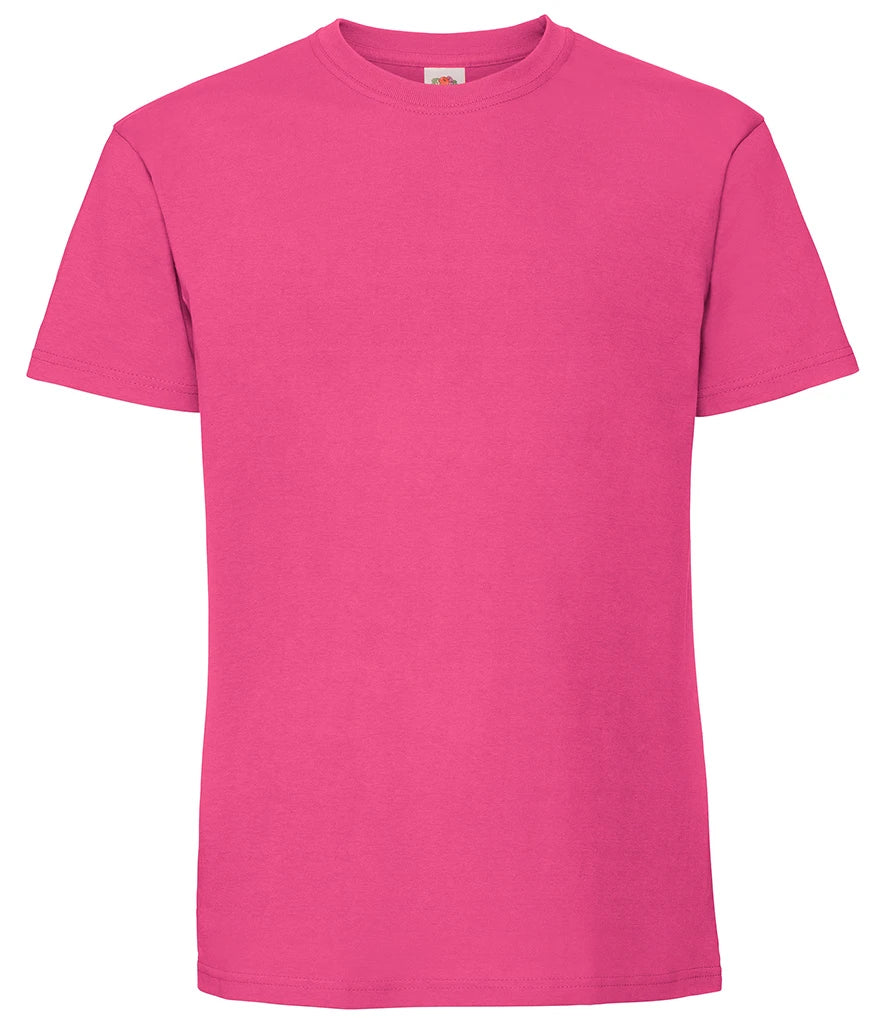 Fruit of the Loom Iconic 195 T-Shirt — Fuchsia