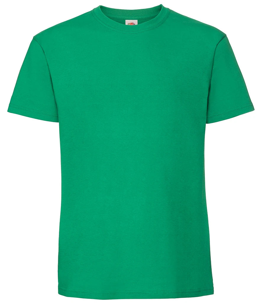 Fruit of the Loom Iconic 195 T-Shirt — Kelly Green