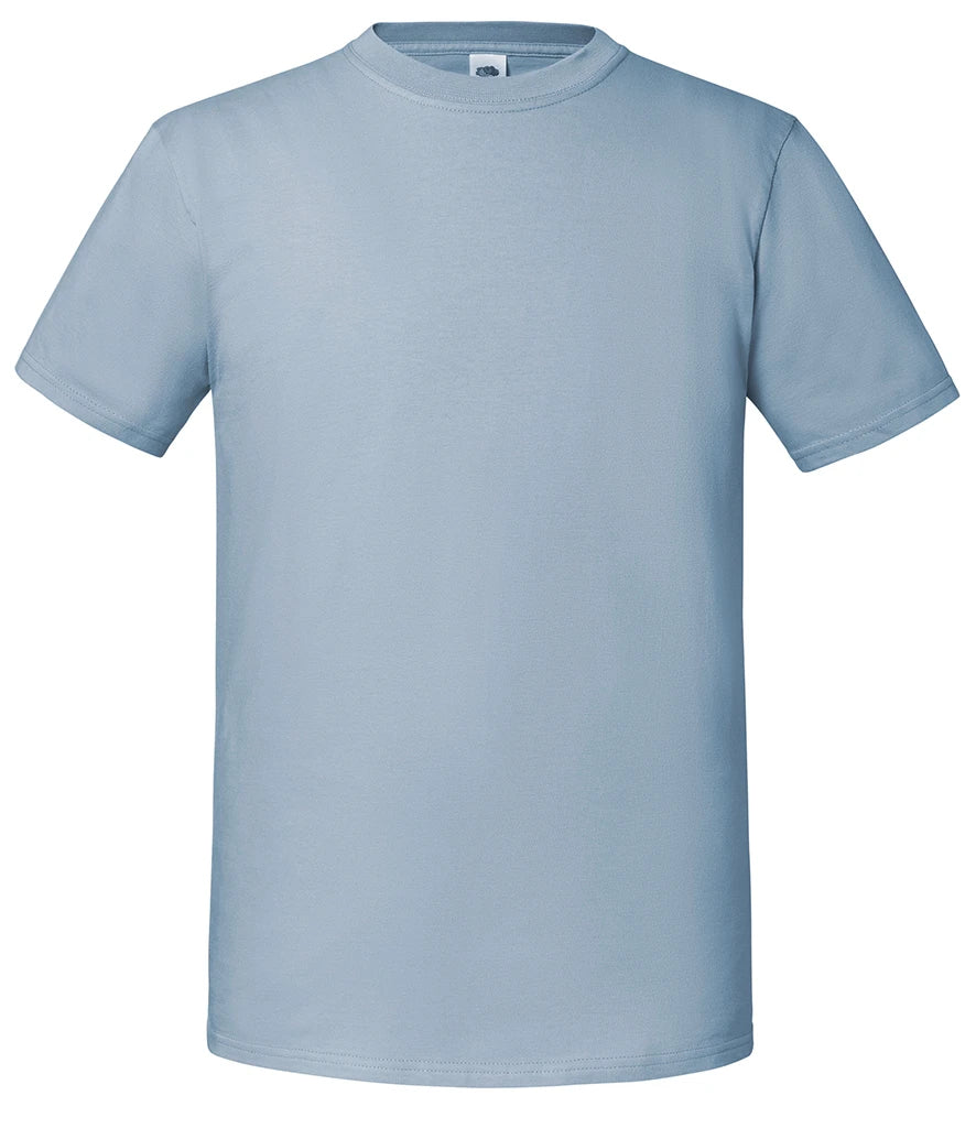 Fruit of the Loom Iconic 195 T-Shirt — Mineral Blue