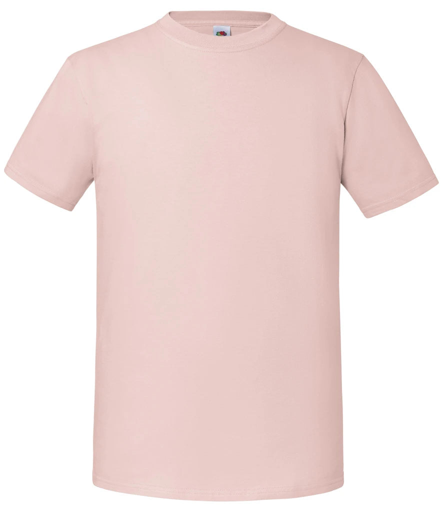 Fruit of the Loom Iconic 195 T-Shirt — Powder Rose