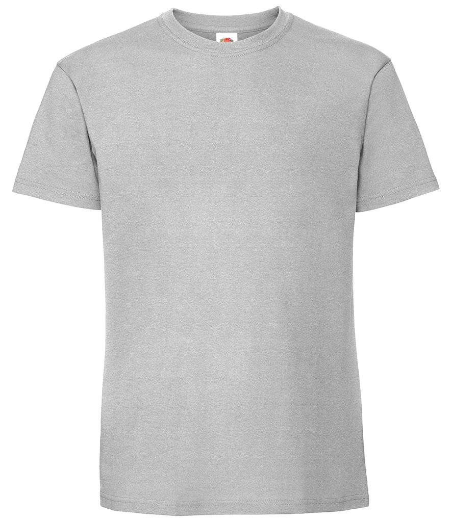 Fruit of the Loom Iconic 195 T-Shirt — Zinc