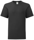 Fruit of the Loom Kids Iconic 150 T-Shirt — Black