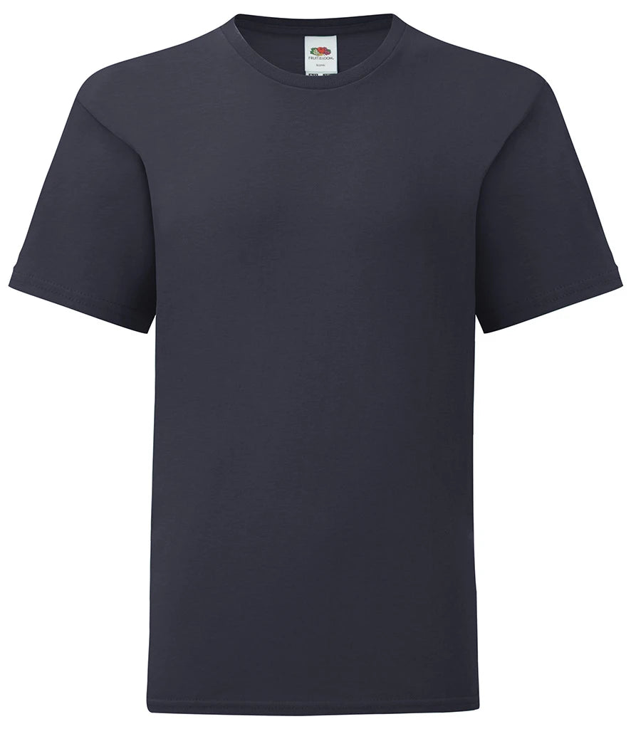 Fruit of the Loom Kids Iconic 150 T-Shirt — Deep Navy