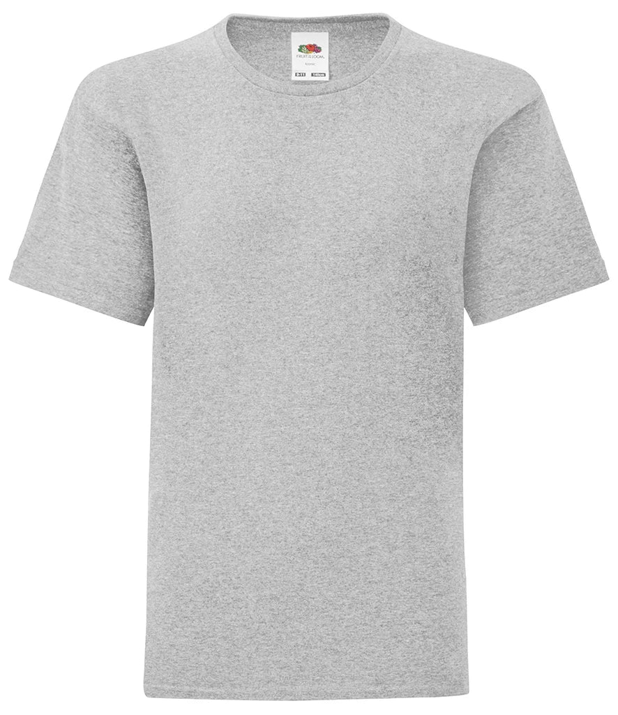 Fruit of the Loom Kids Iconic 150 T-Shirt — Heather Grey