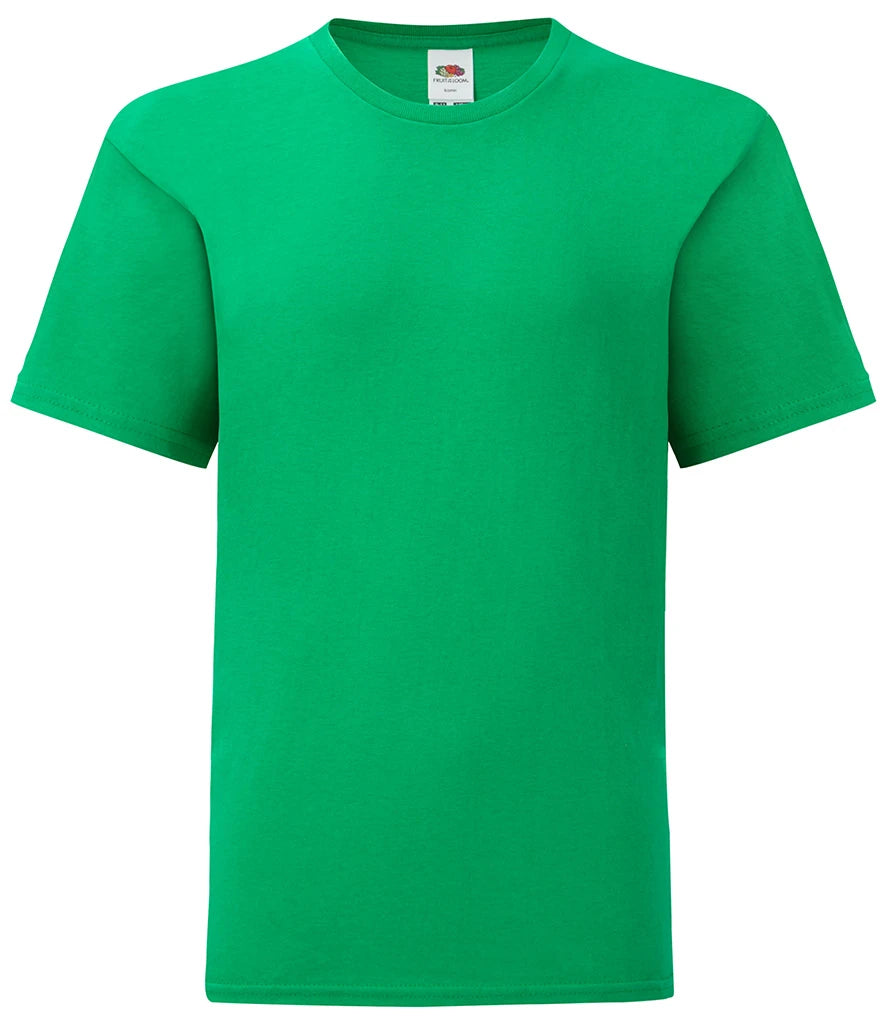 Fruit of the Loom Kids Iconic 150 T-Shirt — Kelly Green