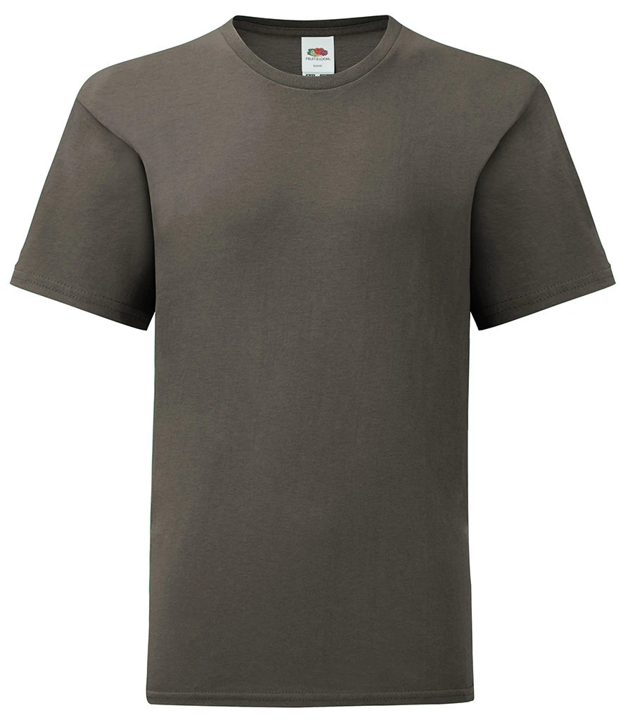 Fruit of the Loom Kids Iconic 150 T-Shirt — Light Graphite