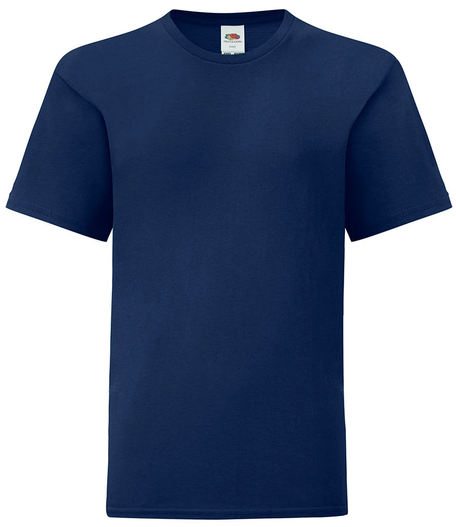 Fruit of the Loom Kids Iconic 150 T-Shirt — Navy