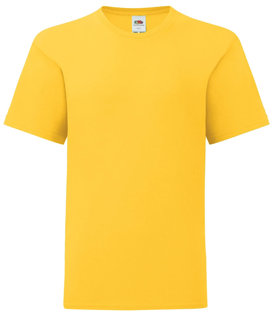 Fruit of the Loom Kids Iconic 150 T-Shirt — Sunflower