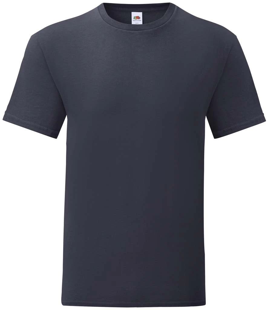 Fruit of the Loom Original T-Shirt in Deep Navy, front view