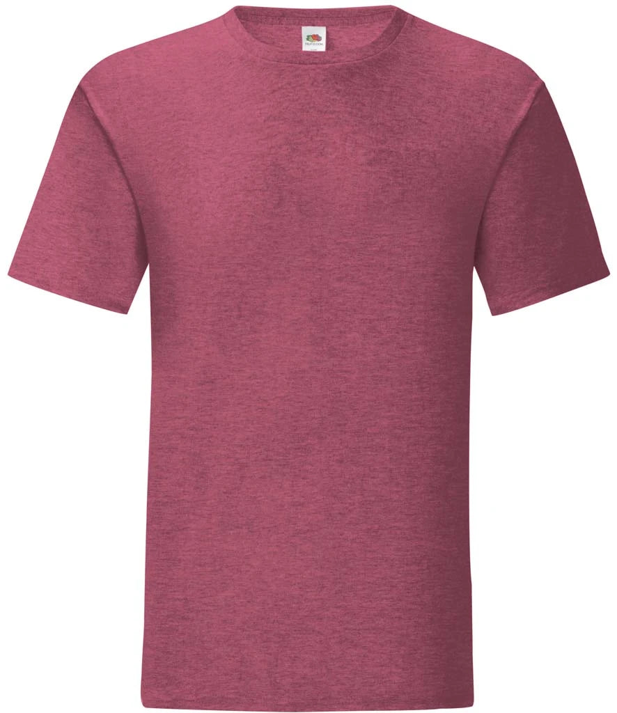 Fruit of the Loom Iconic 150 T-Shirt — Heather Burgundy