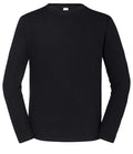 Fruit of the Loom Iconic 195 Long Sleeve T-Shirt — Black