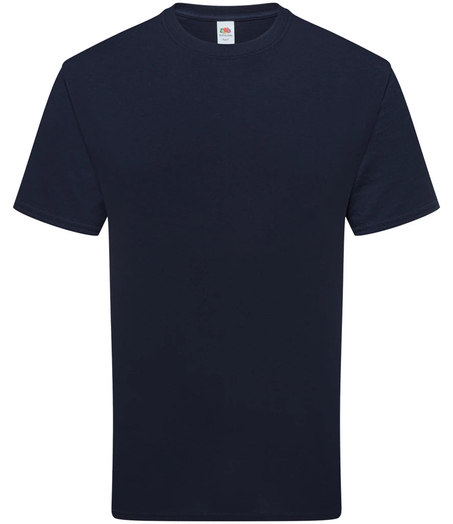 Fruit of the Loom Pure Cotton T-Shirt — Deep Navy