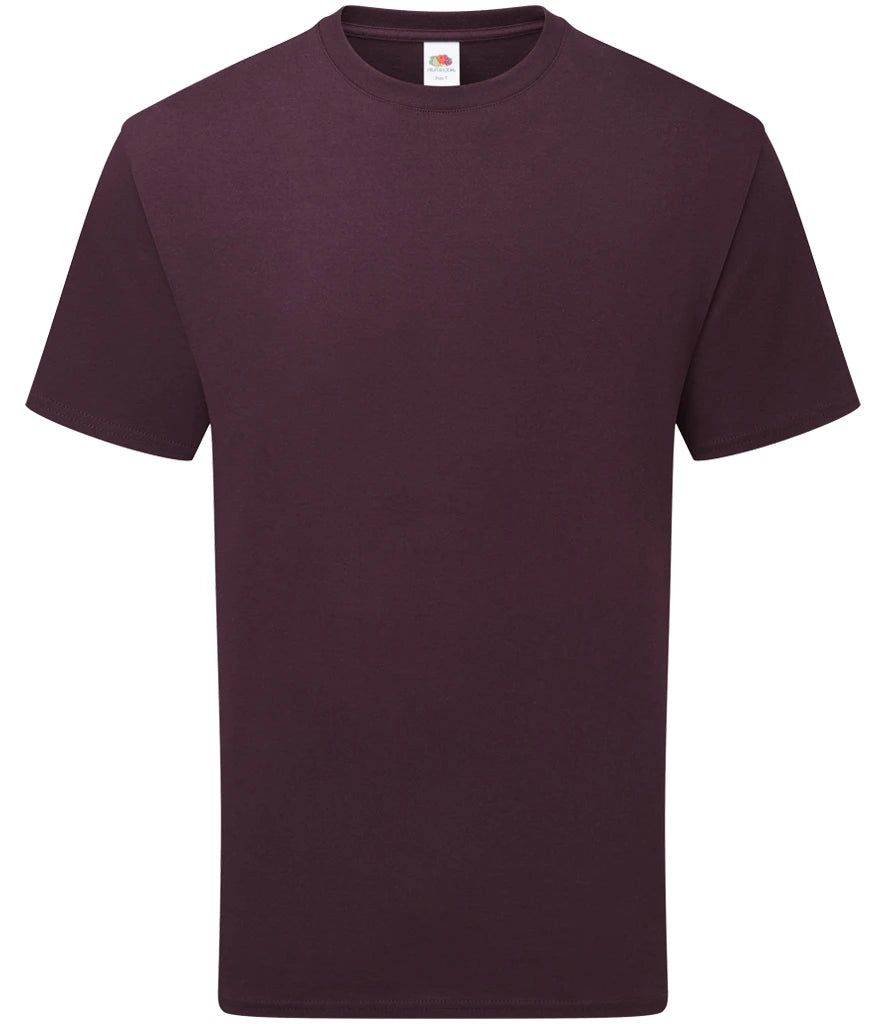 Fruit of the Loom Pure Cotton T-Shirt — Dark Plum