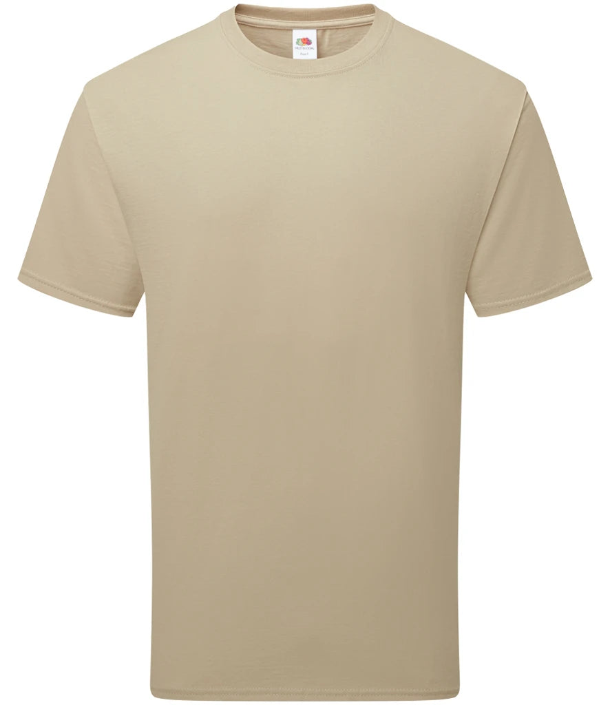 Fruit of the Loom Pure Cotton T-Shirt — Desert Sand